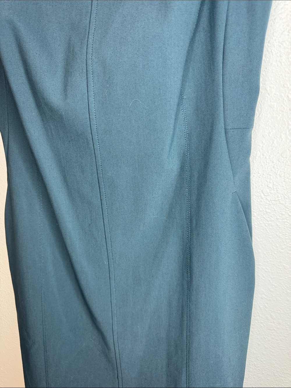 MM.LaFleur Constance Dress Dark Spruce Size 6 NWT Cotton Stretch Sheath Workwear - Picture 10 of 15